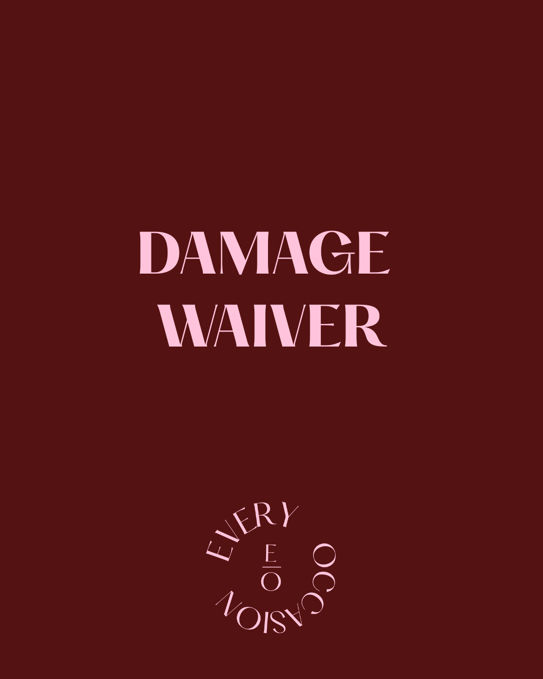 Damage Waiver