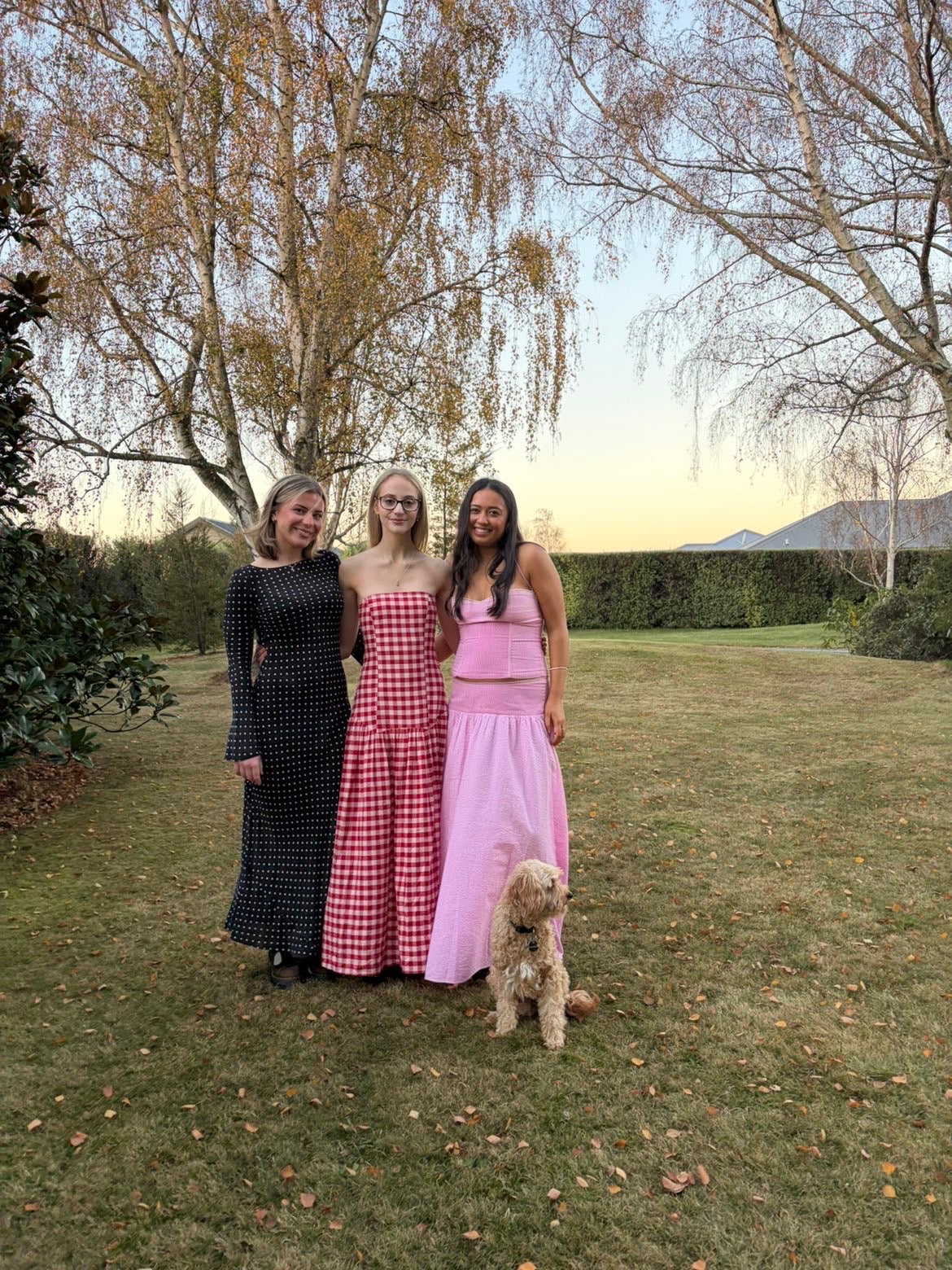 RUBY - Trulli Strapless Maxi Dress in Red Gingham