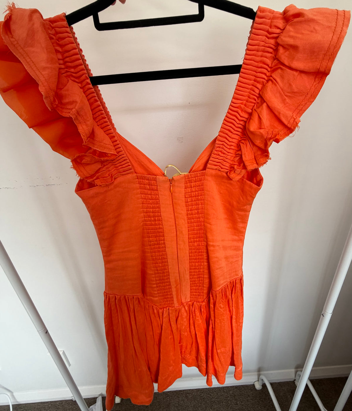 AJE - Simone Frill Sleeve Mini Dress (For Sale)