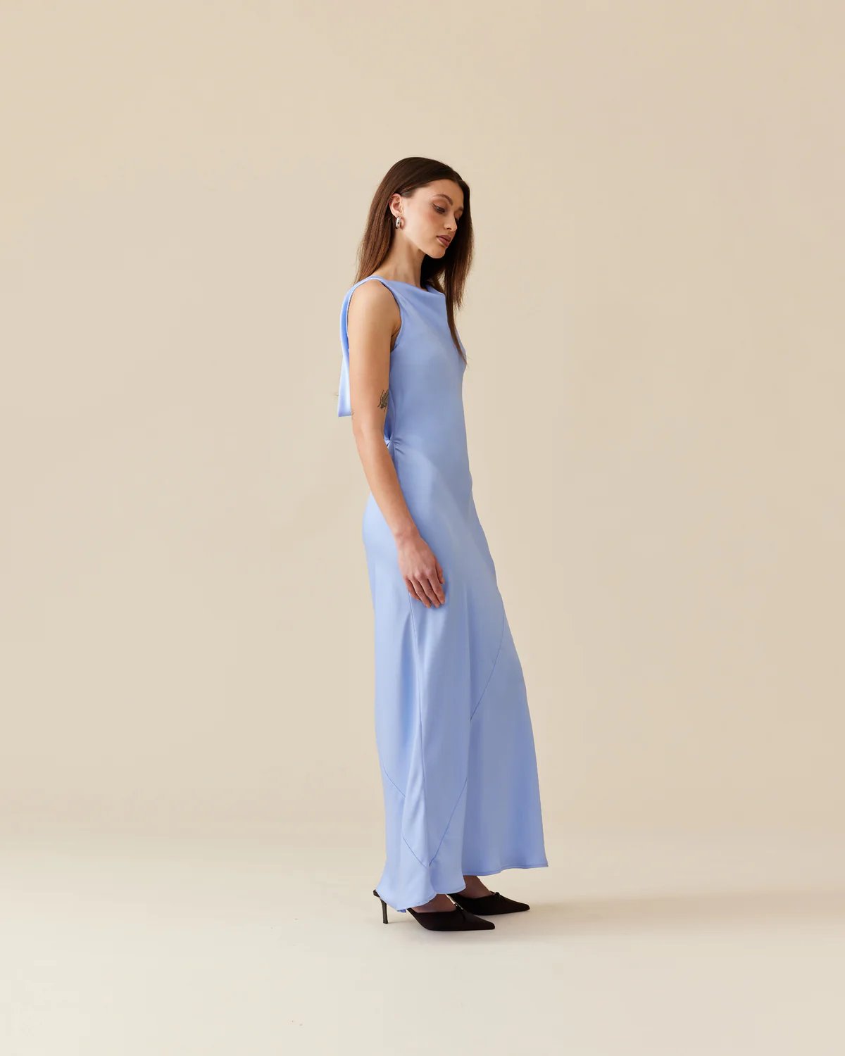 Firebird Cowl Gown - Blue