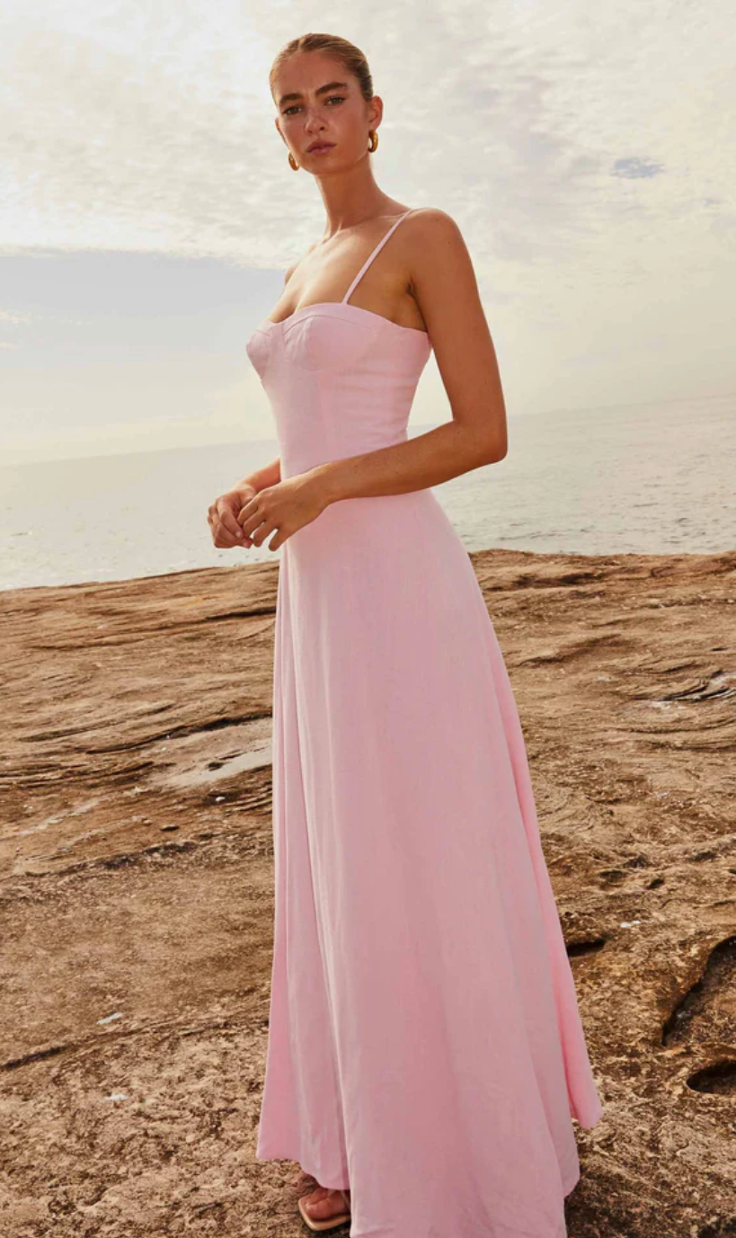 Peppermayo - Angelina Linen Maxi Dress