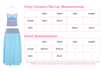 measurement chart for adeline set