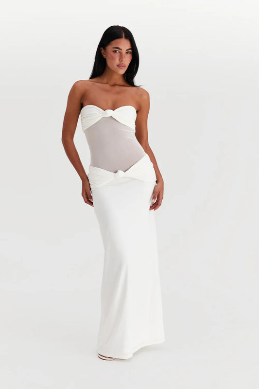 Amara Maxi Dress - White