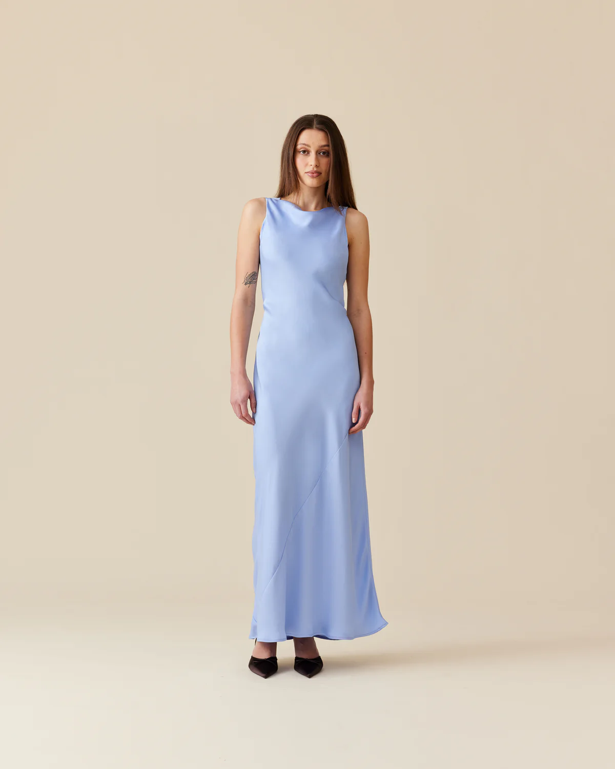 Firebird Cowl Gown - Blue