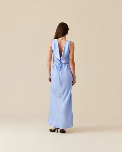 Firebird Cowl Gown - Blue