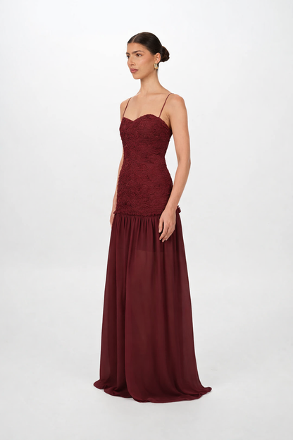 JEFRE SEI - Renata Dress in Port