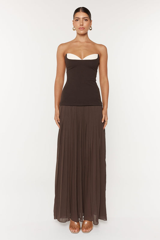 Nicolette Dress - Espresso
