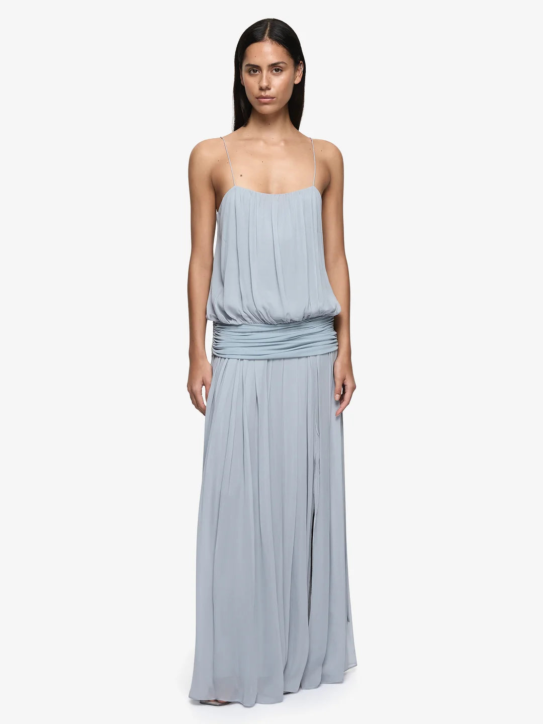 Bec + Bridge - Camille Blouson Dress in Cloud Blue