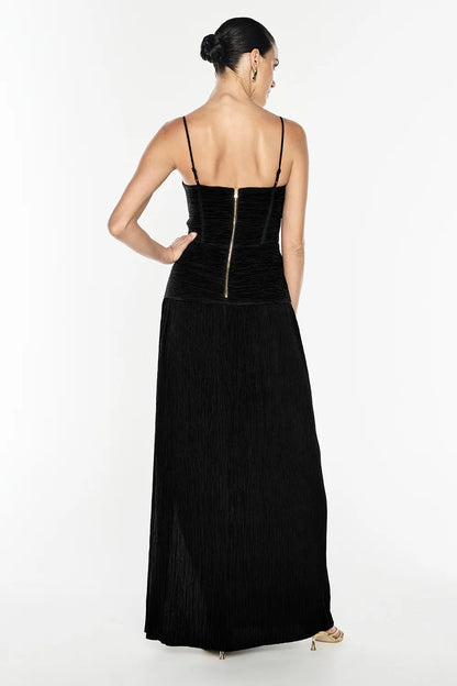 Manning Cartell - Double Time Pleat Dress in Black
