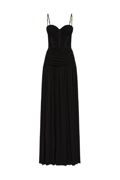 Manning Cartell - Double Time Pleat Dress in Black
