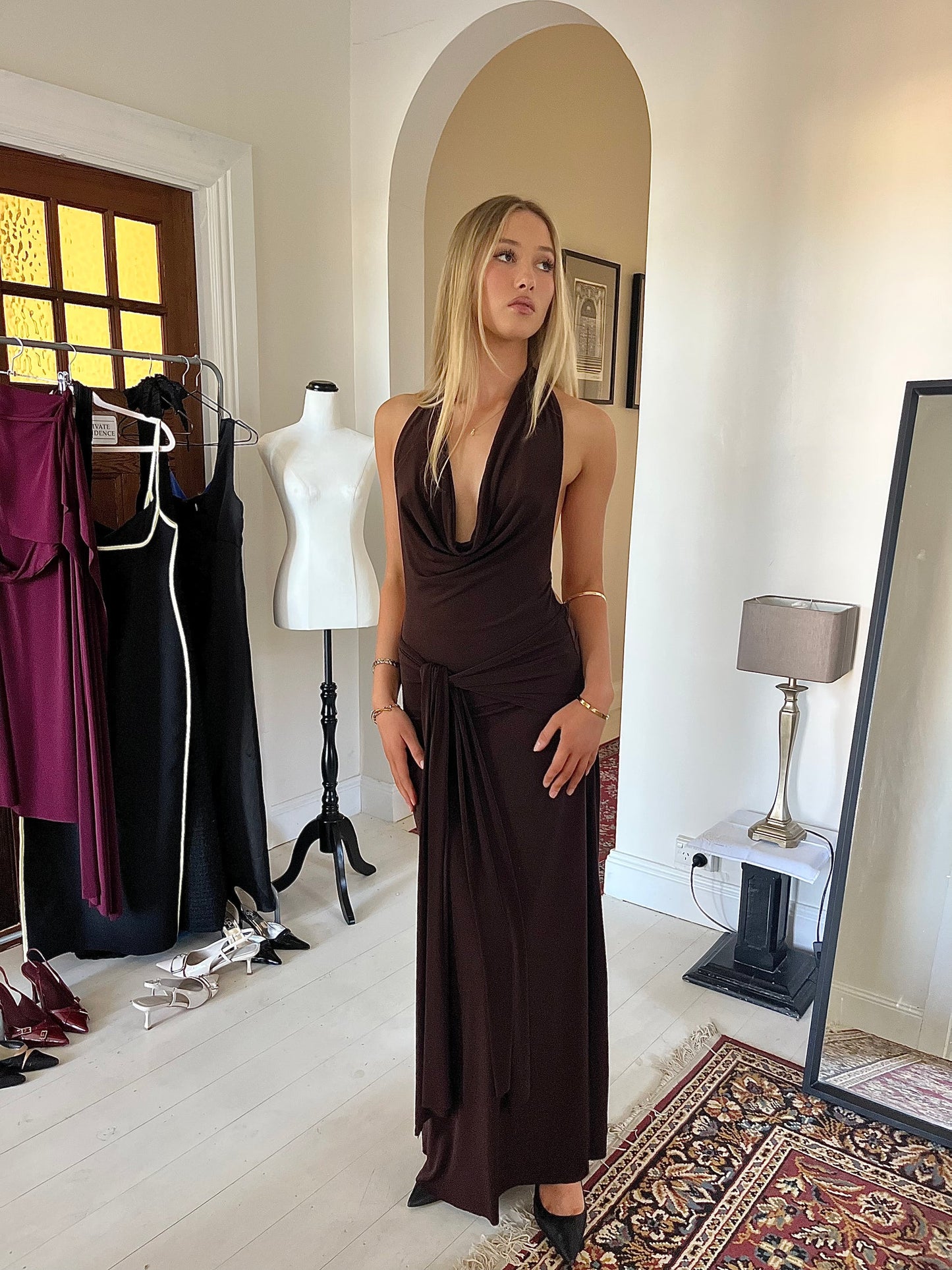 La Marie - Nadia Dress in Brown