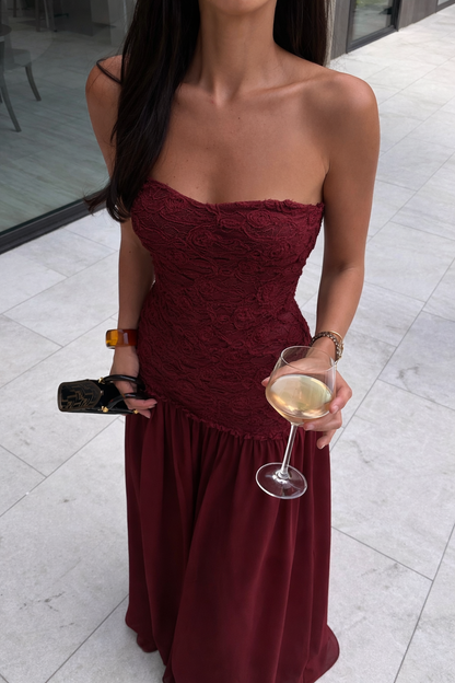 JEFRE SEI - Renata Dress in Port