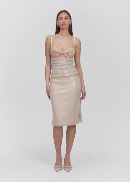 Acre Lou - Dinner Plates Bodice in Champagne