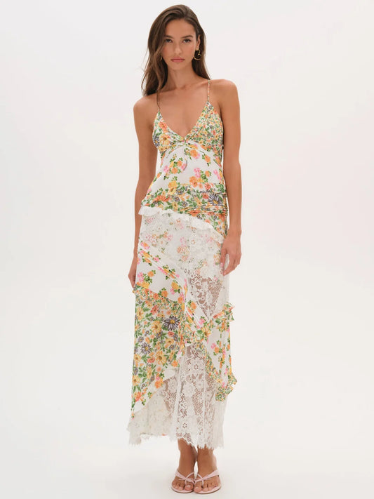 For Love and Lemons - Rosalyn Maxi in Marigold