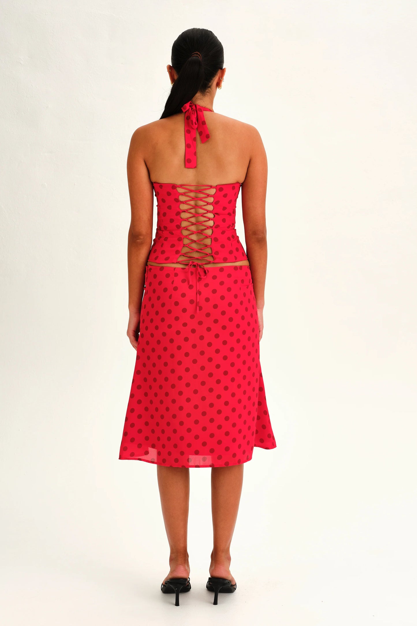 Sabelle (Dear Frankie) - Saskia Set in Scarlet
