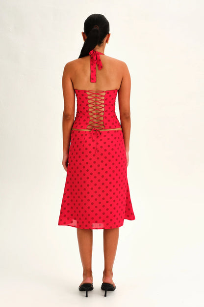 Sabelle (Dear Frankie) - Saskia Set in Scarlet