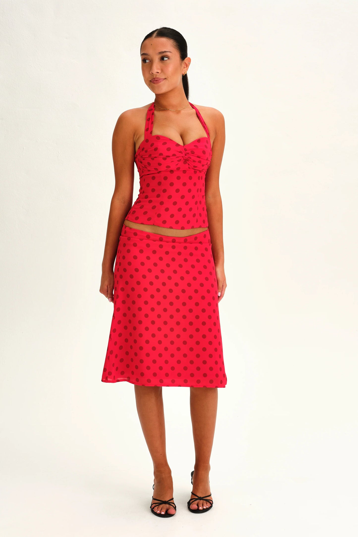 Sabelle (Dear Frankie) - Saskia Set in Scarlet